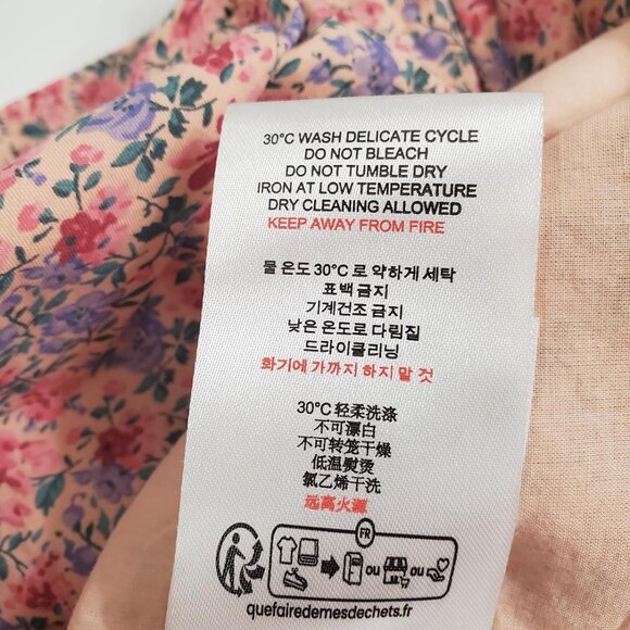 Louise Misha Girl's Roulotta Dress Blush Floral World Size 5Y Long Sleev… - Picture 13 of 13